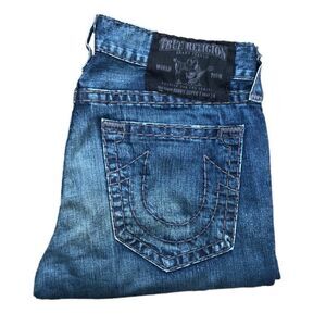Vintage True Religion Jeans Size 36 BOBBY SUPER T Blue